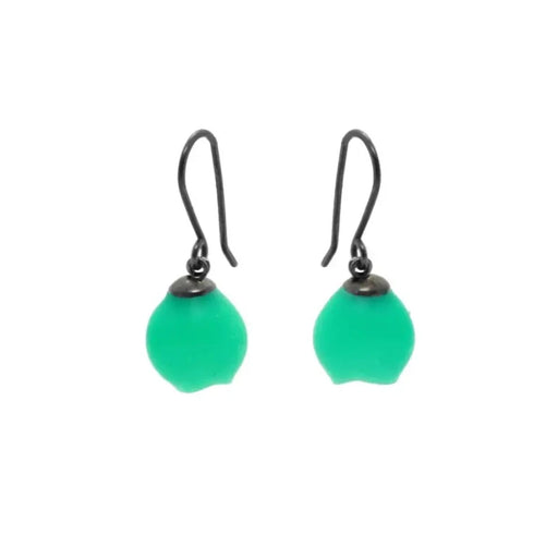 Single Drops - Sea Green by Jenny Llewellyn | Contemporary jewellery for sale at The Biscuit Factory Newcastle 