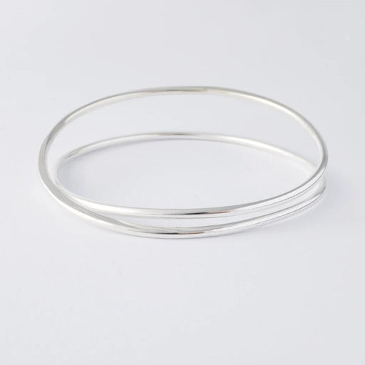 Double Trouble Bangle by Jo Irvine | Contemporary Jewellery for sale at The Biscuit Factory Newcastle 