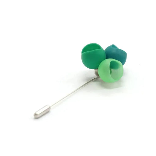 Green Fade Pin Brooch by Jenny Llewellyn | Contemporary Jewellery for sale at The Biscuit Factory Newcastle 