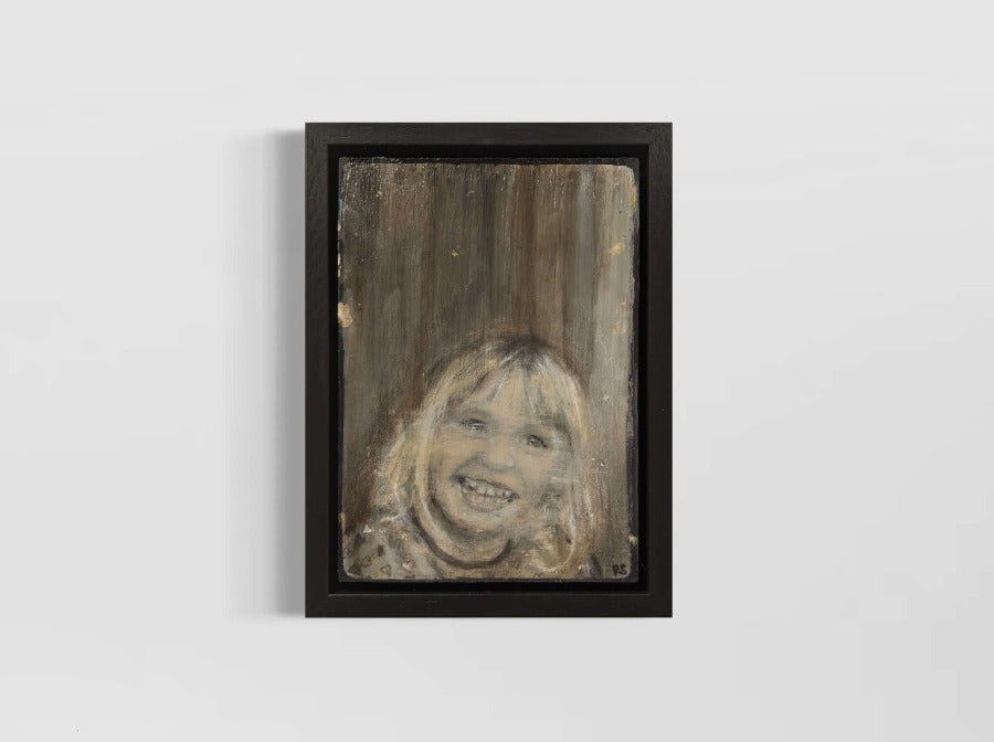 Happy Girl by Rhonda Smith | Contemporary Painting for sale at The Biscuit Factory Newcastle