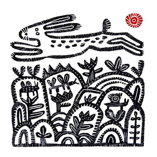 Hare Running by Hilke MacIntyre | Contemporary Print for sale at The Biscuit Factory Newcastle 