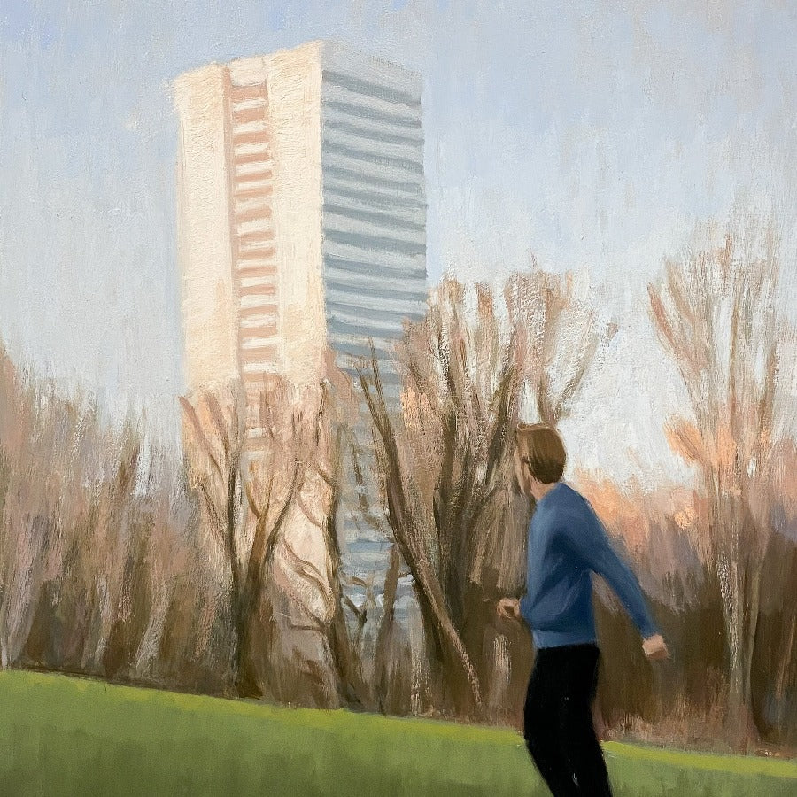 High Rise by Sam Wood | Contemporary Painting for sale at The Biscuit Factory Newcastle 