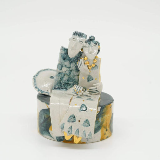 Holding Hands by Helen Martino | Contemporary Figurative Sculpture for sale at The Biscuit Factory Newcastle 