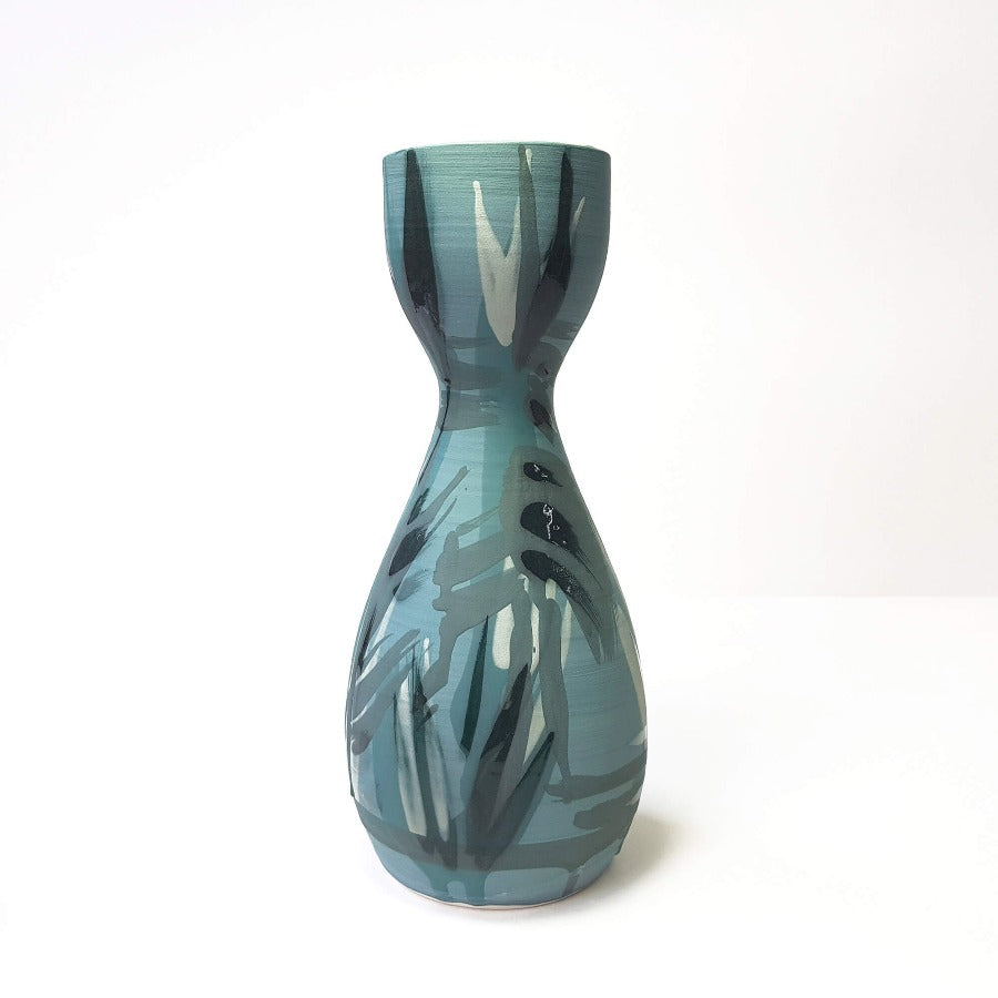 Hourglass Vase Carafe by Rowena Gilbert | Contemporary Ceramics for sale at The Biscuit Factory Newcastle 
