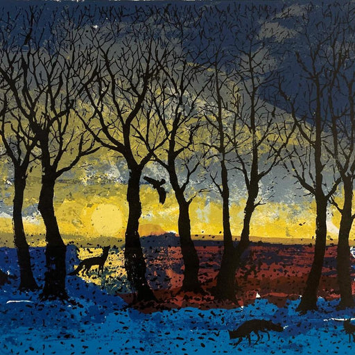 Hunters Moon by Tim Southall | Contemporary Print for sale at The Biscuit Factory Newcastle 