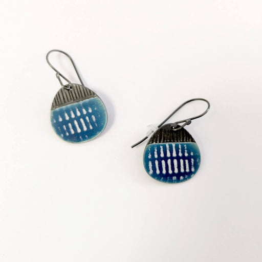 Island Drop Earrings by Caroline Finlay | Handmade Jewellery for sale at The Biscuit Factory Newcastle