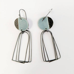 You added <b><u>Island Earrings with Arch Loops - Blue Grey & White</u></b> to your cart.