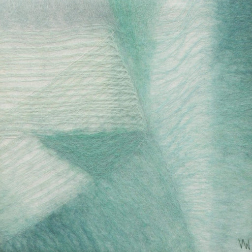 Jade Folds by Valérie Wartelle | Contemporary felted artworks for sale at The Biscuit Factory Newcastle 