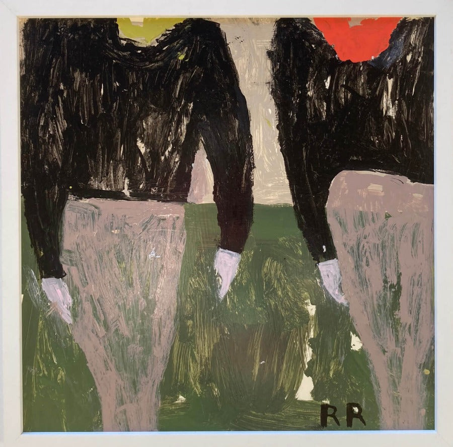 The Jockeys by Richard Rainey | Contemporary Painting for sale at The Biscuit Factory Newcastle 