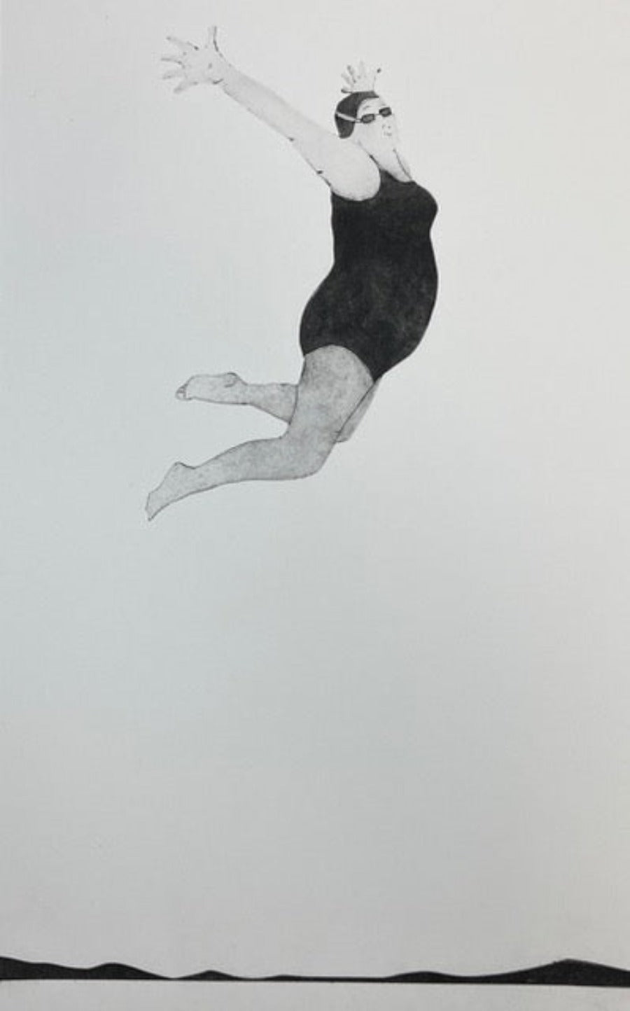 Joy by Sarah Morgan | Contemporary Figurative Prints for sale at The Biscuit Factory Newcastle