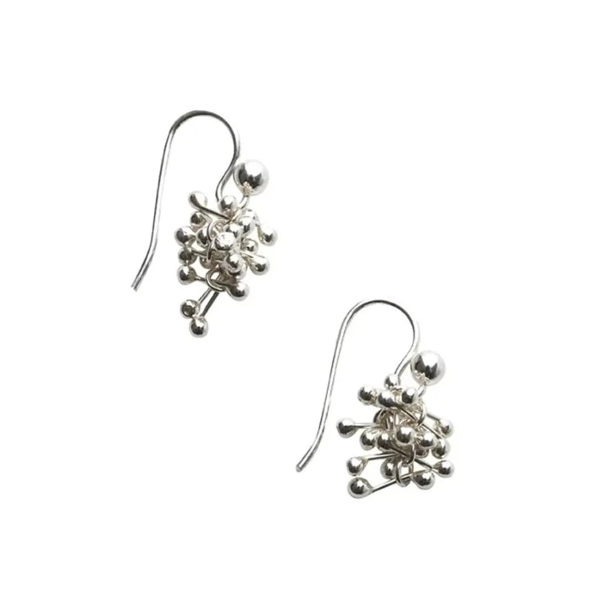 Joy Cluster Earrings with Hooks by Yen Jewellery | Contemporary Jewellery for sale at The Biscuit Factory Newcastle 