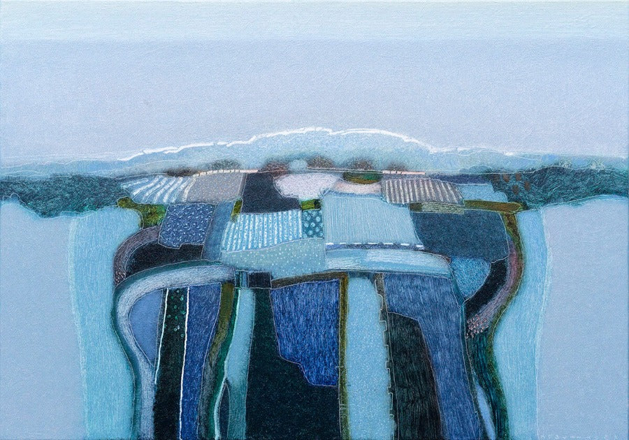 Letting Go of Daylight by Rob van Hoek | Contemporary Painting for sale at The Biscuit Factory Newcastle