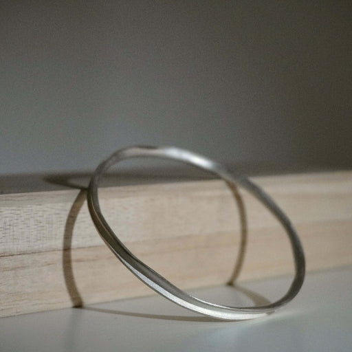 Mara Bangle by Tina Macleod | Original Silver Jewellery for sale at The Biscuit Factory Newcastle 