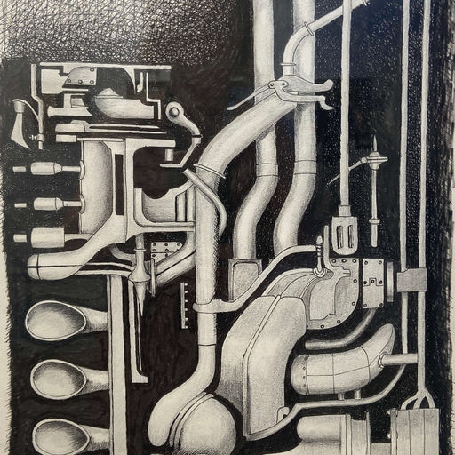 Mechanical Landscapes by Mick Smith | Contemporary Painting for sale at The Biscuit Factory Newcastle 