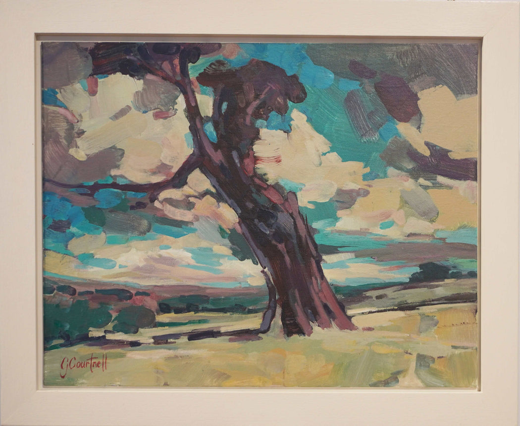 Old Tree by Gary Courtnell | Contemporary Painting for sale at The Biscuit Factory Newcastle 