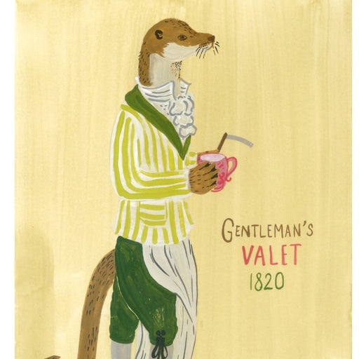 Otter Gentleman's Valet by Trina Dalziel | Contemporary Painting for sale at The Biscuit Factory Newcastle 