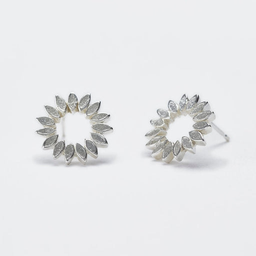 Petal Halo Studs by Anna Wales | Contemporary Jewellery for sale at The Biscuit Factory Newcastle