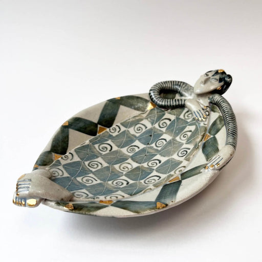 Relaxed Dishy Lady by Helen Martino | Contemporary Ceramics for sale at The Biscuit Factory Newcastle 