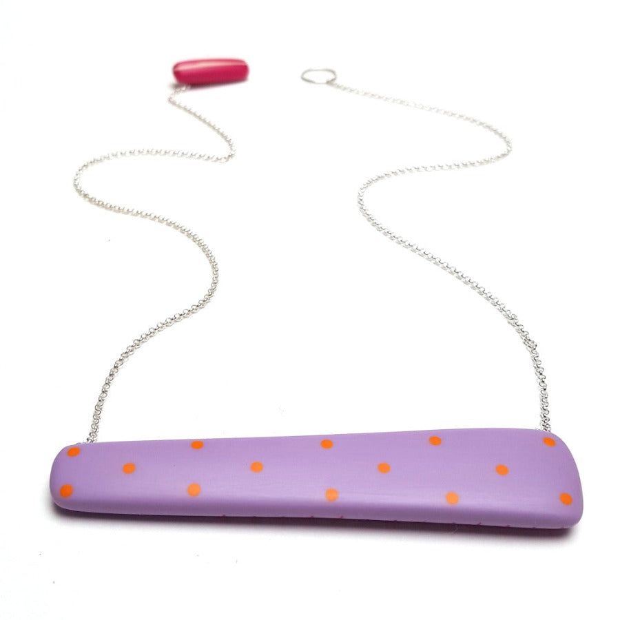 Reversible Rectangle Pendant by Kaz Robertson | Contemporary Jewellery for sale at The Biscuit Factory Newcastle 