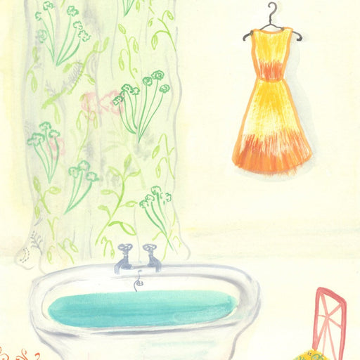 Rooms Bathroom by Trina Dalziel | Contemporary Painting for sale at The Biscuit Factory  