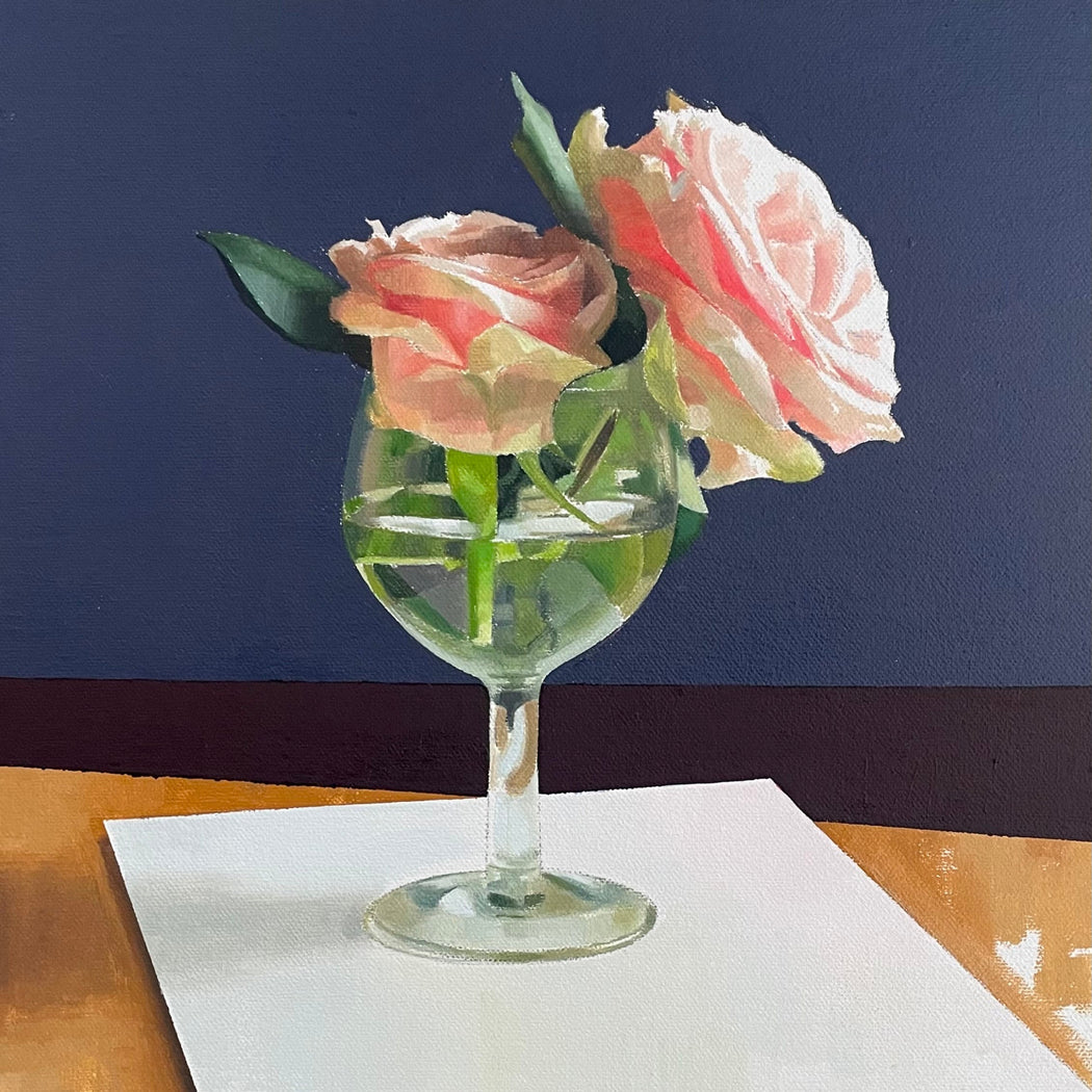 Roses In Glass