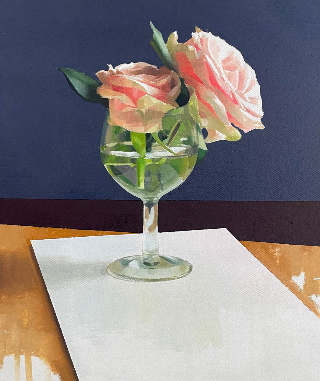 Roses In Glass