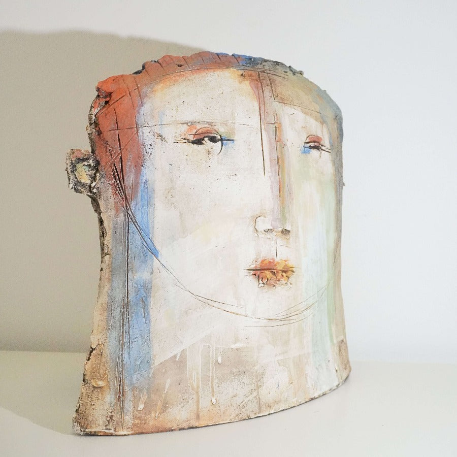 Round Head by Christy Keeney | Original Sculpture for sale at The Biscuit Factory Newcastle