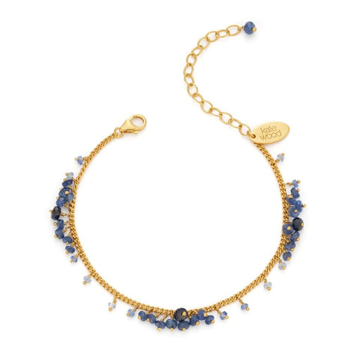 Scattered Row Bracelet - Sapphire by Kate Wood | Contemporary Jewellery for sale at The Biscuit Factory Newcastle 