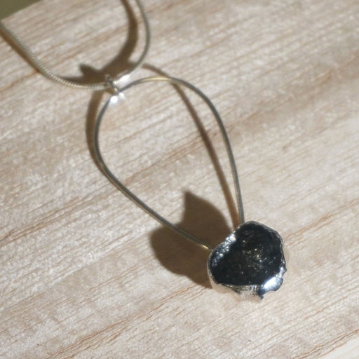 Black Seed Pendant 23 by Silverkupe | Contemporary Jewellery for sale at The Biscuit Factory Newcastle