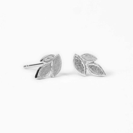 Laurel Studs - Silver by Anna Wales | Contemporary jewellery for sale at The Biscuit Factory Newcastle 