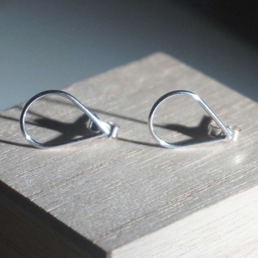 Teardrop Studs by Claire Lowe | Contemporary Jewellery for sale at The Biscuit Factory Newcastle 