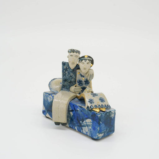 Sitting Watching Together by Helen Martino | Contemporary Ceramics for sale at The Biscuit Factory Newcastle 
