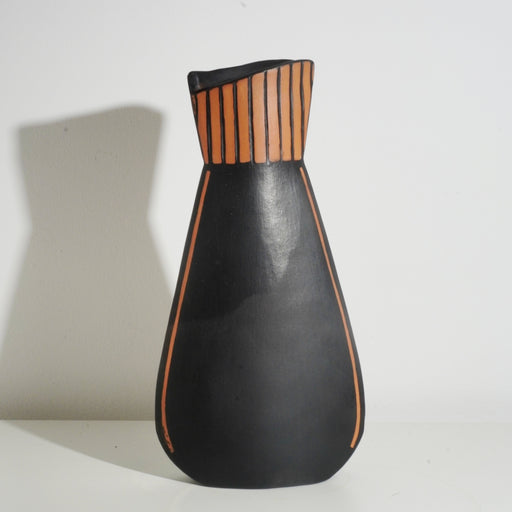 Smoke Fired Classic Pot by Laura Hancock | Contemporary Ceramics for sale at The Biscuit Factory 