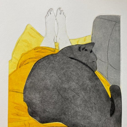 Snuggles by Sarah Morgan | Contemporary Prints for sale at The Biscuit Factory Newcastle 