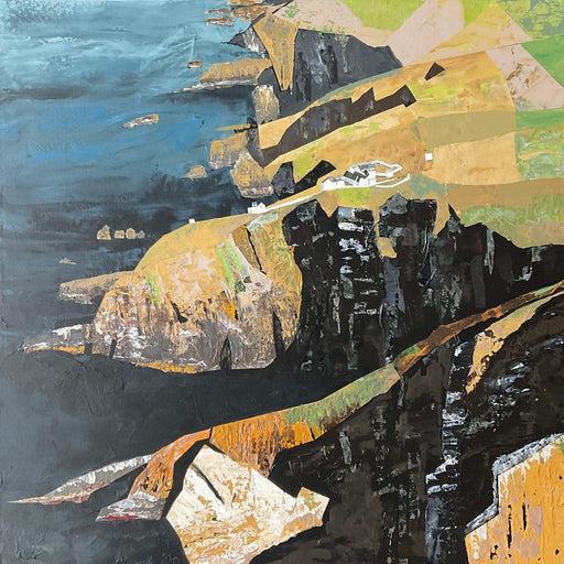 St Abbs Head by Judith Appleby | Contemporary Painting for sale at The Biscuit Factory Newcastle 