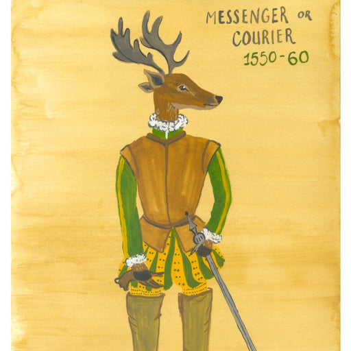 Stag Messenger by Trina Dalziel | Contemporary Painting for sale at The Biscuit Factory Newcastle