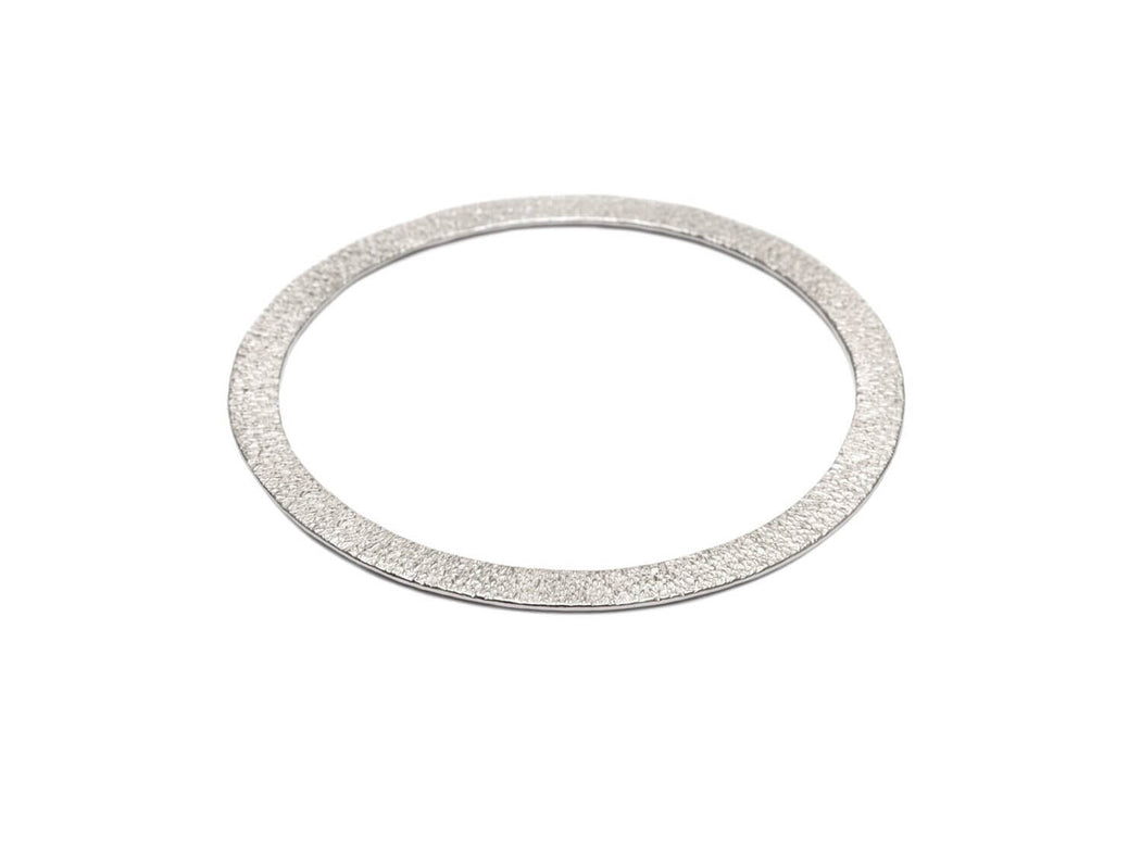 Stamped Bangle - Silver