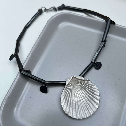 Imprint Statement Shell Necklace by Antonella Giomarelli | Contemporary Jewellery for sale at The Biscuit Factory Newcastle