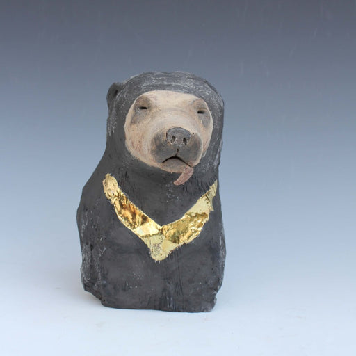 Sun Bear Head II by Jack Durling | Contemporary Ceramics for sale at The Biscuit Factory Newcastle 