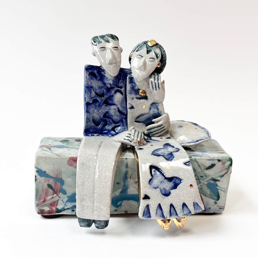 Sweethearts by Helen Martino | Contemporary Ceramics for sale at The Biscuit Factory 