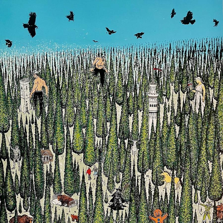 Tales of the orest by Tim Southall | Contemporary Print for sale at The Biscuit Factory Newcastle 