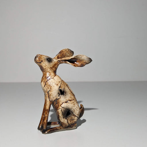 Tiny Hare Sitting by Karen Lainson | Contemporary Sculpture for sale at The Biscuit Factory Newcastle 