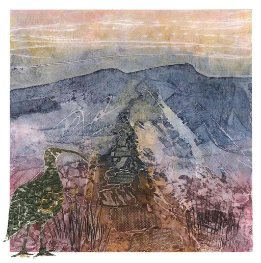 Walking the Sill II by Carol Nunan | Contemporary Print for sale at The Biscuit Factory Newcastle 