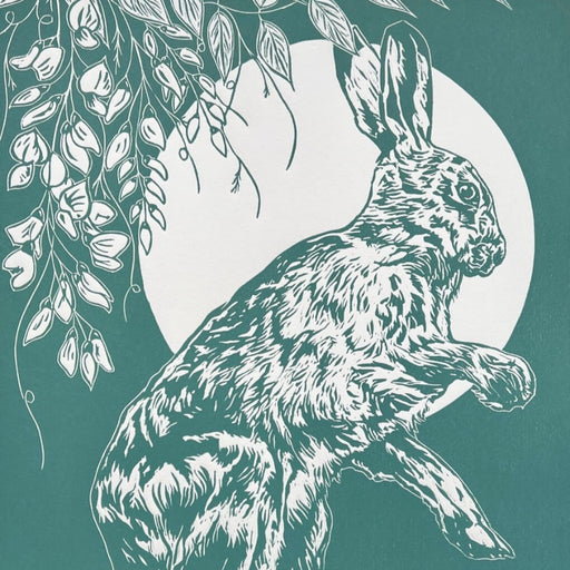 Wisteria Moon by Sarah Cemmick | Contemporary Prints for sale at The Biscuit Factory Newcastle 
