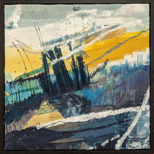 Yellow Port by Donna Cheshire | Contemporary Textiles for sale at The Biscuit Factory Newcastle 