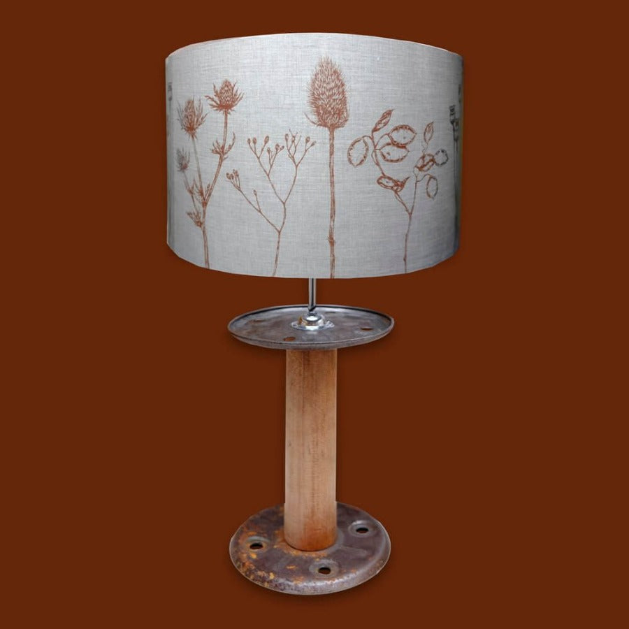 Seed Head Lampshade by Ellie Davison-Archer | Contemporary Textiles for sale at The Biscuit Factory Newcastle 