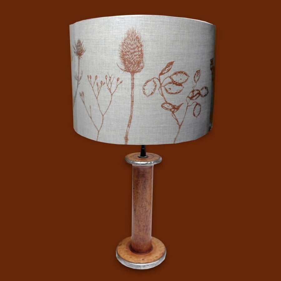 Seed Head Lampshade by Ellie Davison-Archer | Contemporary Textiles for sale at The Biscuit Factory Newcastle 