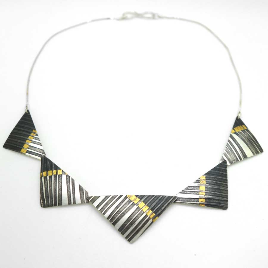 Buy 'Syncopated Necklace' handmade jewellery by Jessica Briggs at The Biscuit Factory.