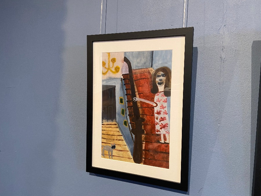 Arthur by Bliss Coulthard | Original watercolour paintings for sale at The Biscuit Factory Newcastle