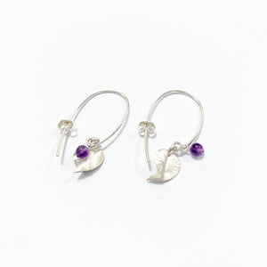 You added <b><u>TINY LEAVES EARRINGS - SILVER WITH AMETHYST</u></b> to your cart.